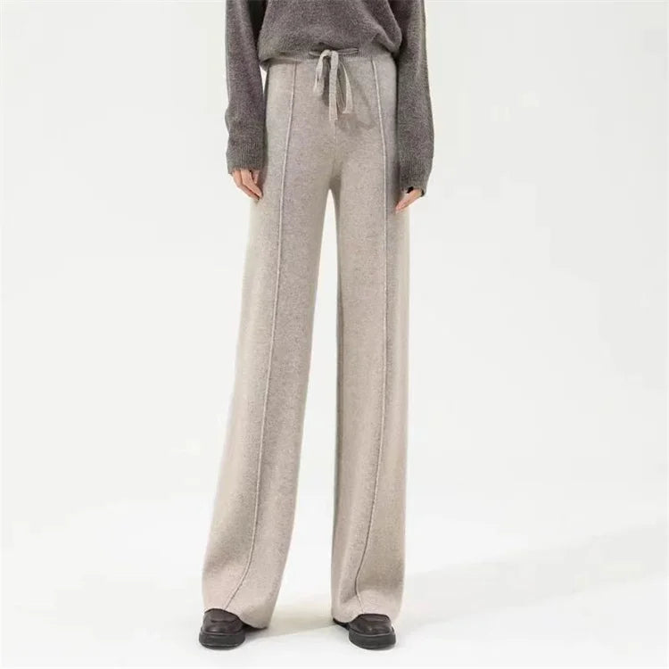 Hectorine | Merino Wool Wide Leg Trousers