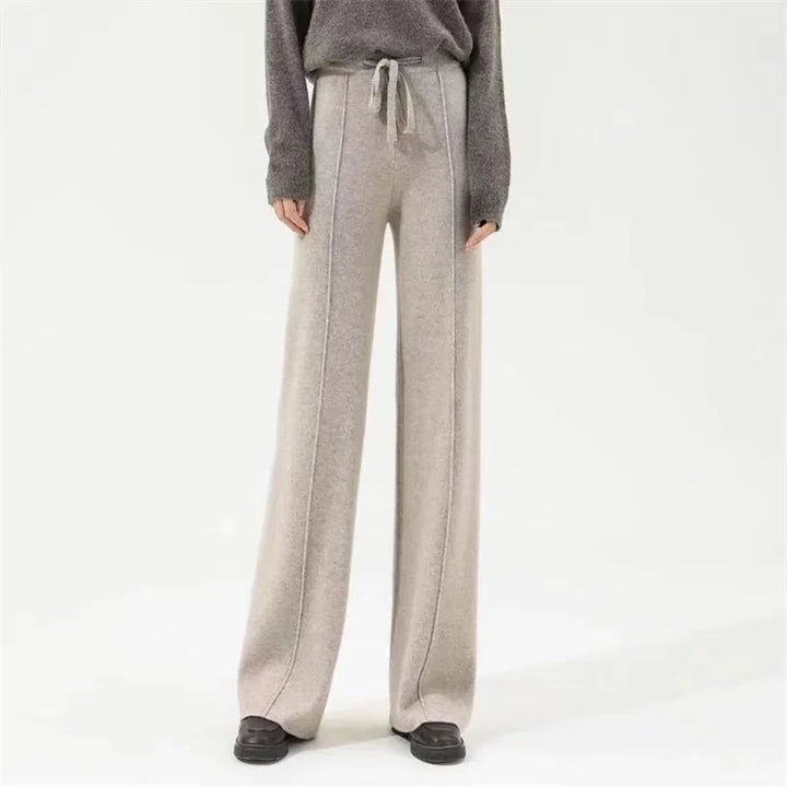 Hectorine | Merino Wool Wide Leg Trousers