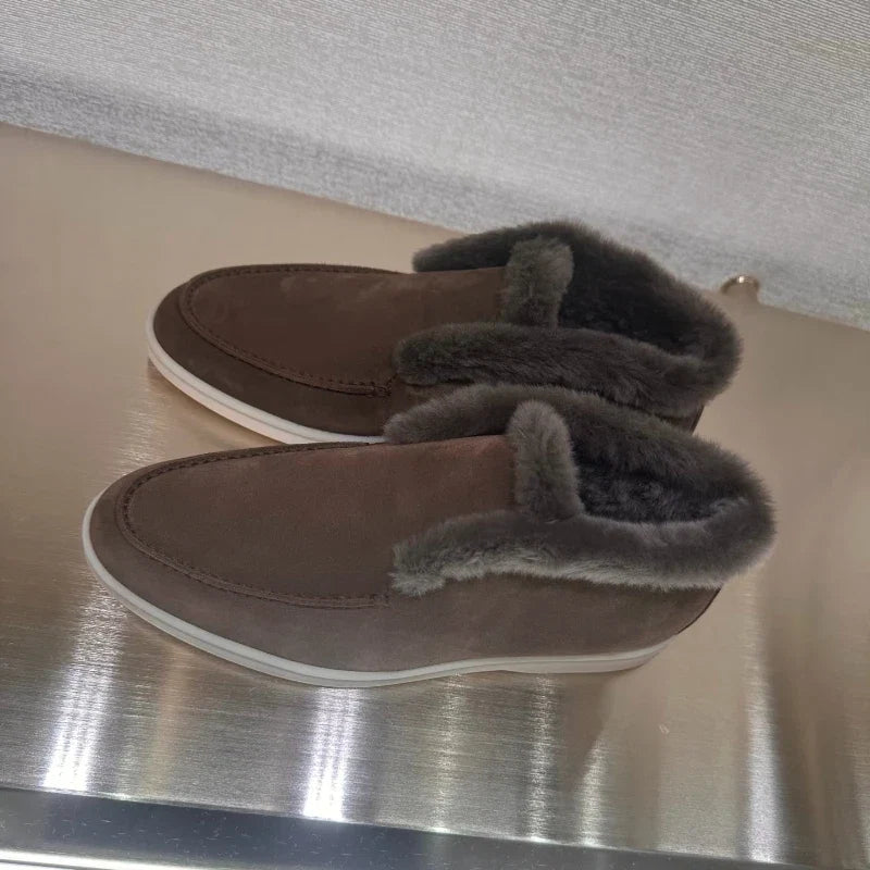 Lila | Shearling-Lined Loafer Boots