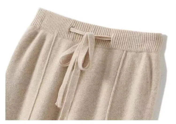 Hectorine | Merino Wool Wide Leg Trousers