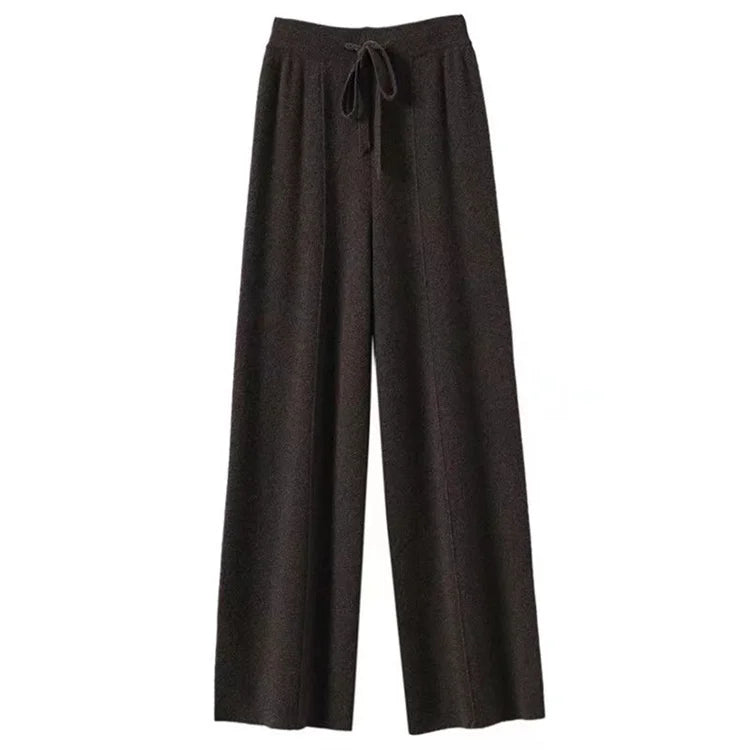 Hectorine | Merino Wool Wide Leg Trousers