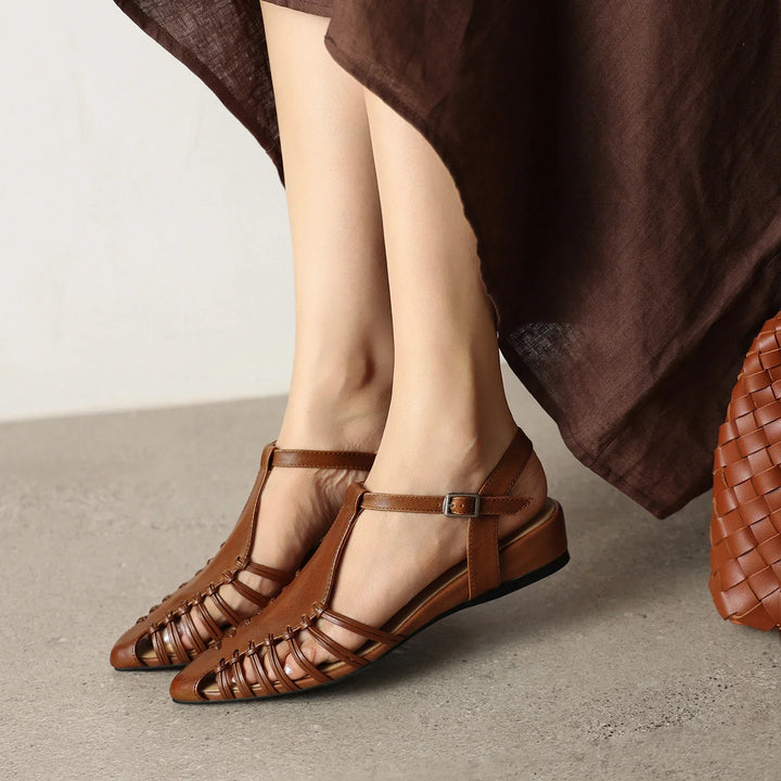 Ulrique | Pointed Slingback Block Heels