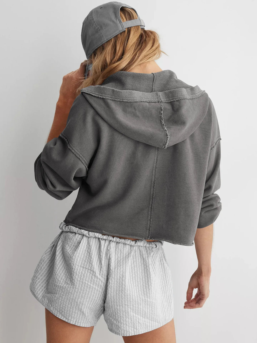 Philippa | 50% Cotton Cropped Hoodie