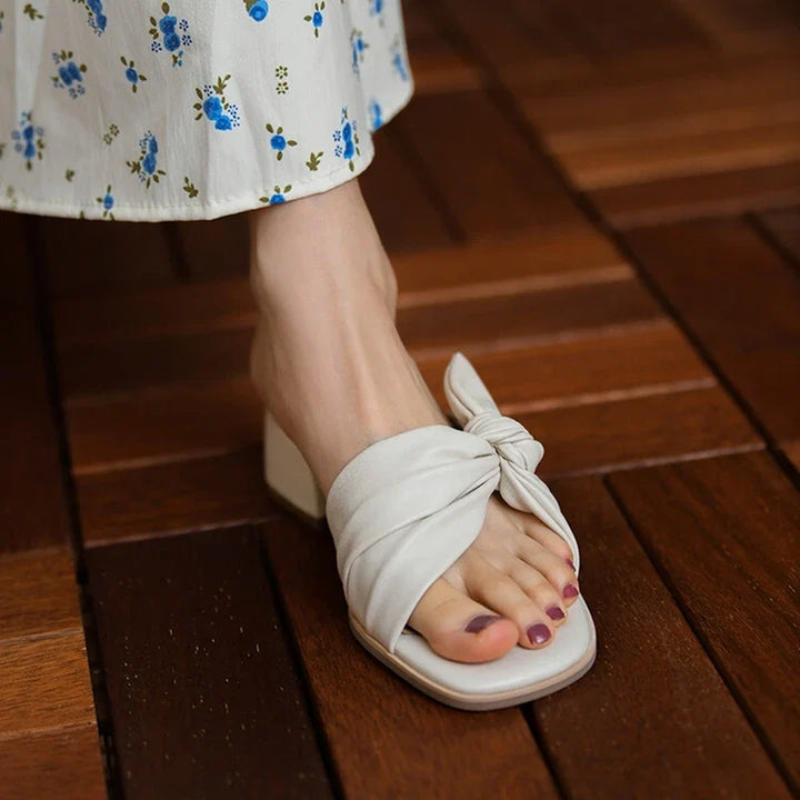 Audrey | Sheepskin Slingback Sandals