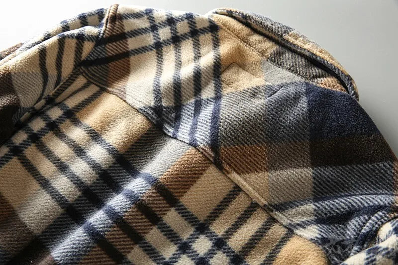 Patrice | Fleece Lined Flannel Shirt Jacket