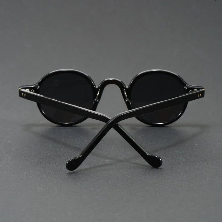 Translucent Round Acetate Sunglasses