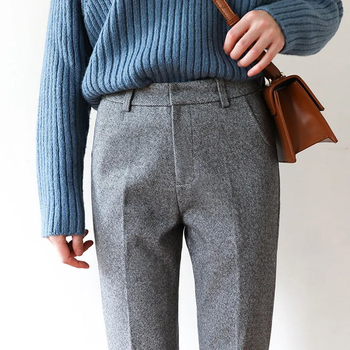 Colombine | 45% Wool Straight Leg Pants