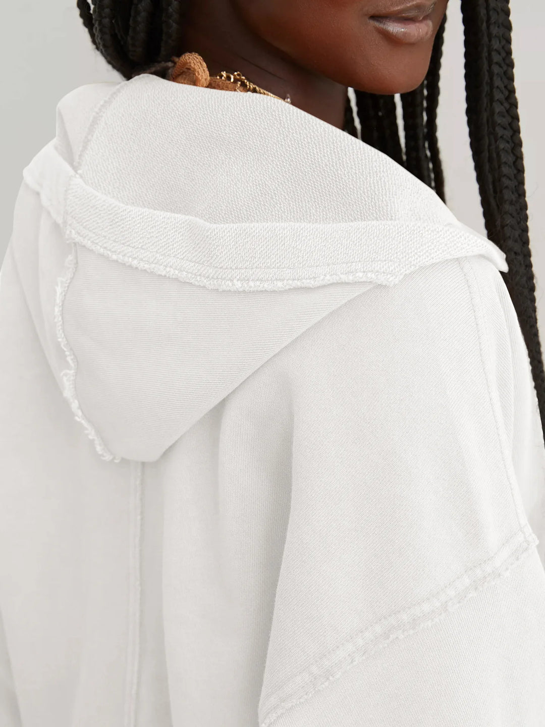 Philippa | 50% Cotton Cropped Hoodie