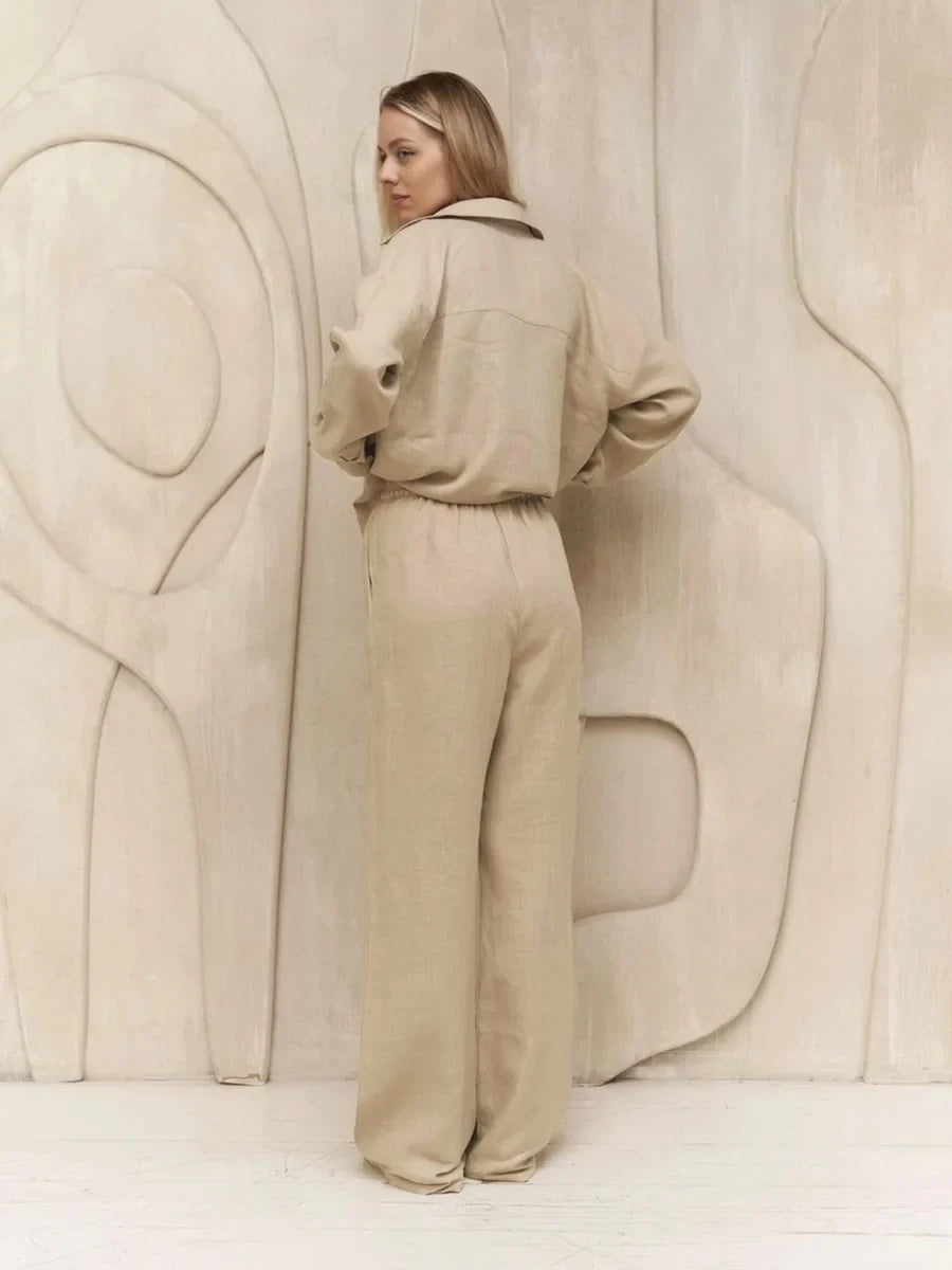 Edwige | Cotton Linen Two Piece Set