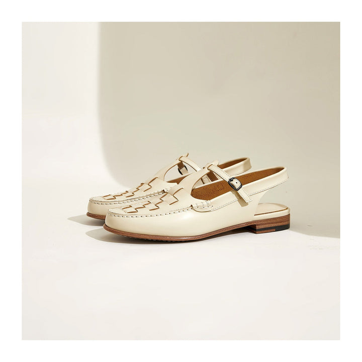 Peggy | Italian Leather Slingback Sandals