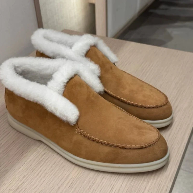Lila | Shearling-Lined Loafer Boots