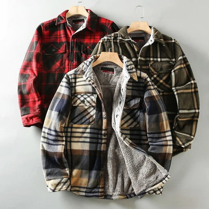 Patrice | Fleece Lined Flannel Shirt Jacket