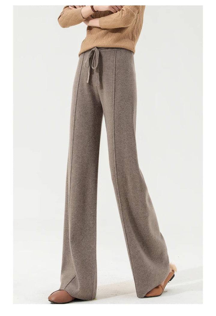 Hectorine | Merino Wool Wide Leg Trousers