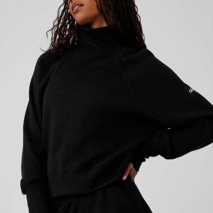 Euphemie | Waffle Knit Cotton Lounge Set