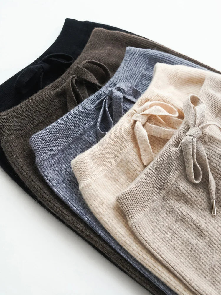 Laurencia | 30% Merino Knit Wide Leg Pants