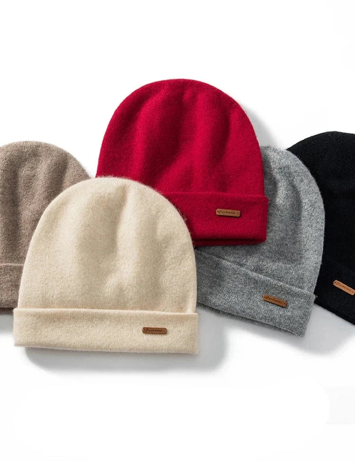 Double Layer Cashmere Beanie