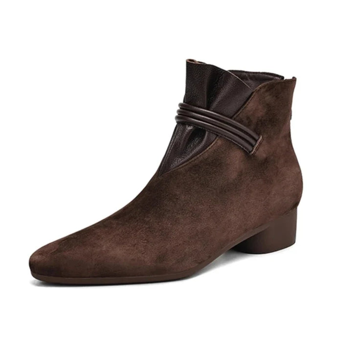 Rosemarie | Cow Suede Pointed Boots