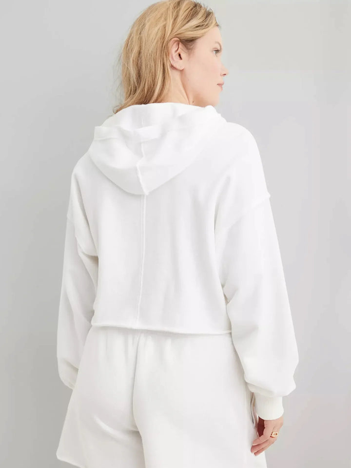 Philippa | 50% Cotton Cropped Hoodie