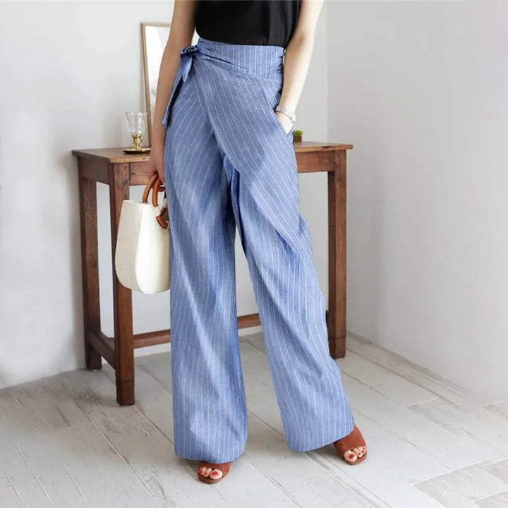 Paquerette | Cotton Pinstripe Trousers