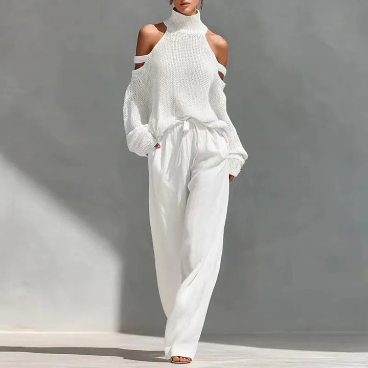 Claire | Knit Turtleneck and Trousers