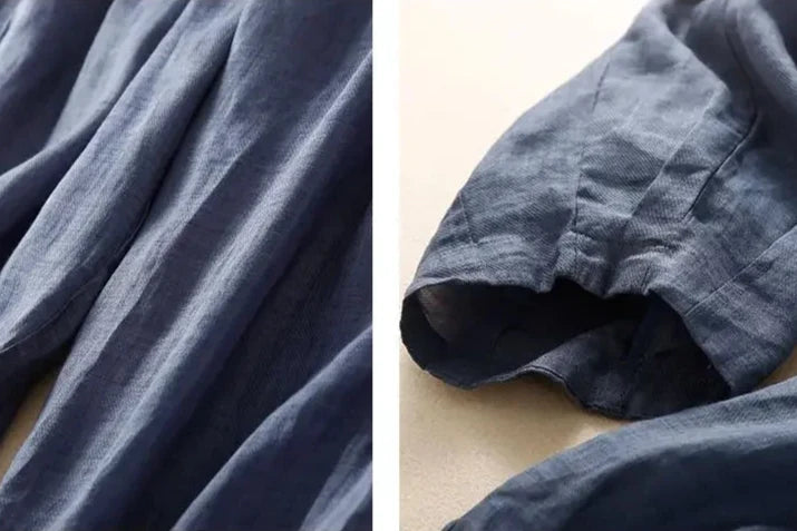 Daphne | 100% Linen Tapered Trousers