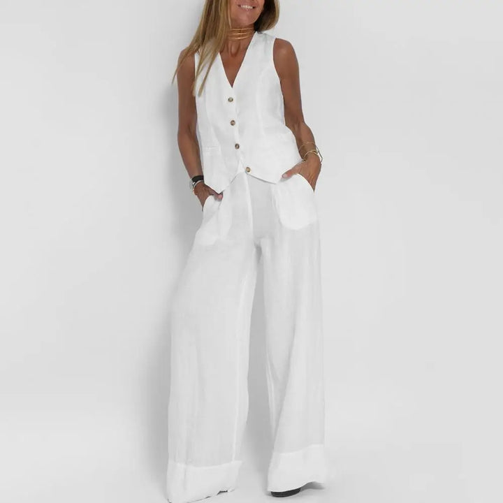Clementine | Pure Linen Two Piece Set