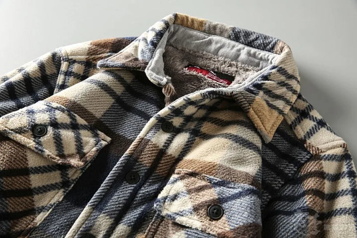 Patrice | Fleece Lined Flannel Shirt Jacket