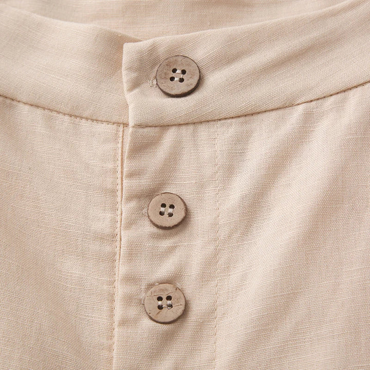 Petronille | Hidden Elastic Cotton Trousers