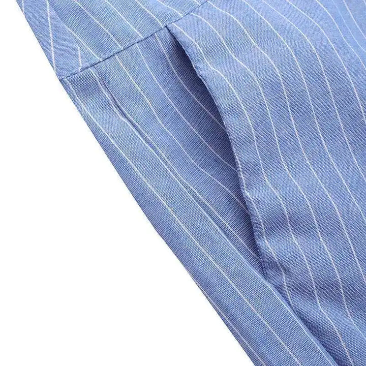 Paquerette | Cotton Pinstripe Trousers