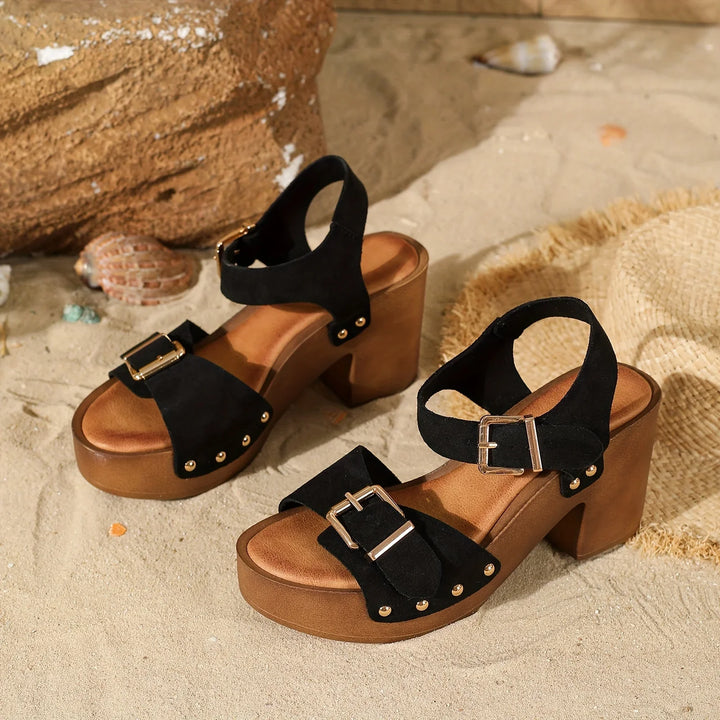 Ivy | Platform Block Heel Sandals