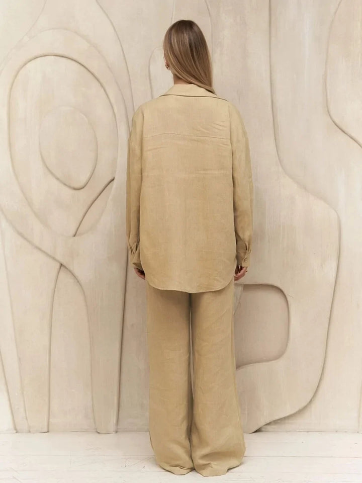 Edwige | Cotton Linen Two Piece Set