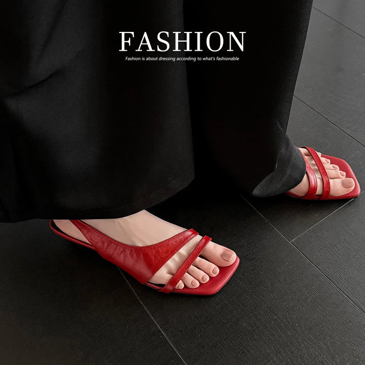 Estella | Sheepskin Lined Tie Strap Heels