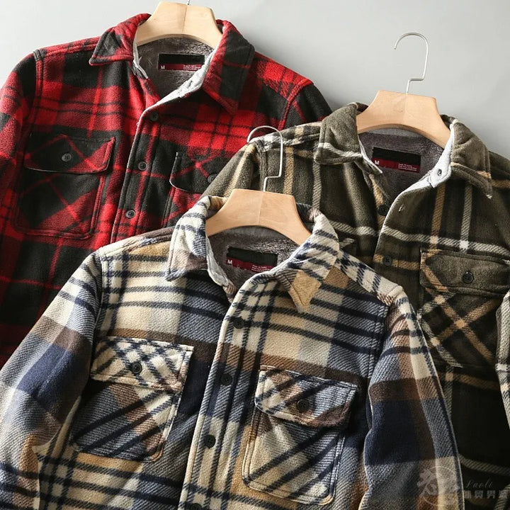 Patrice | Fleece Lined Flannel Shirt Jacket