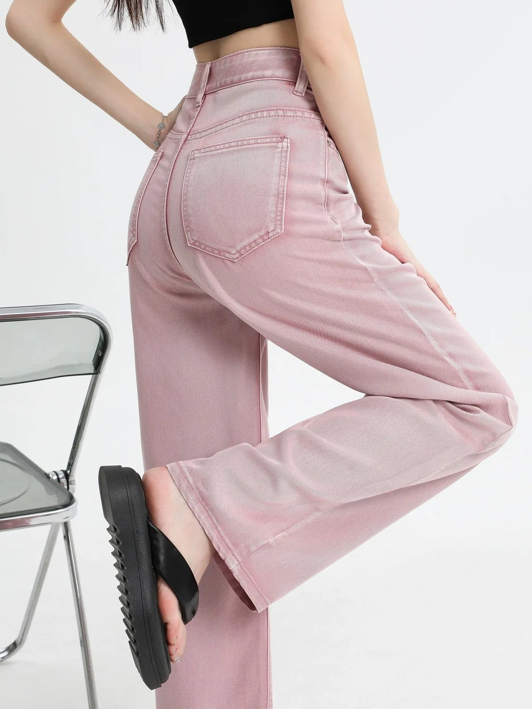 Jehanne | Loose High Waist Cotton Jeans