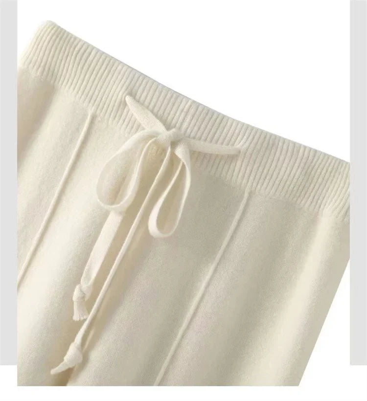 Hectorine | Merino Wool Wide Leg Trousers