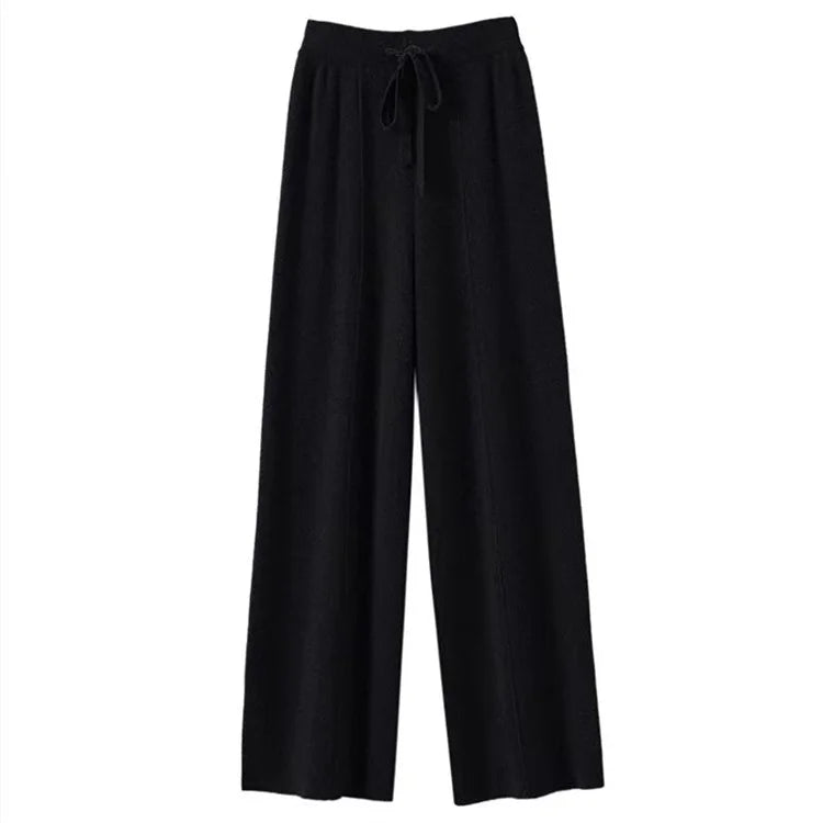 Hectorine | Merino Wool Wide Leg Trousers