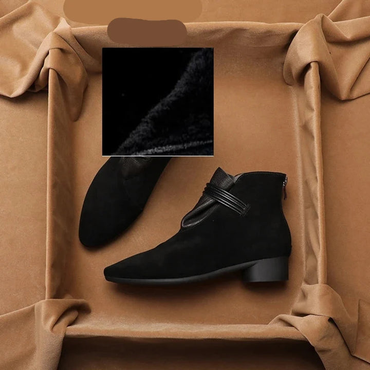 Rosemarie | Cow Suede Pointed Boots