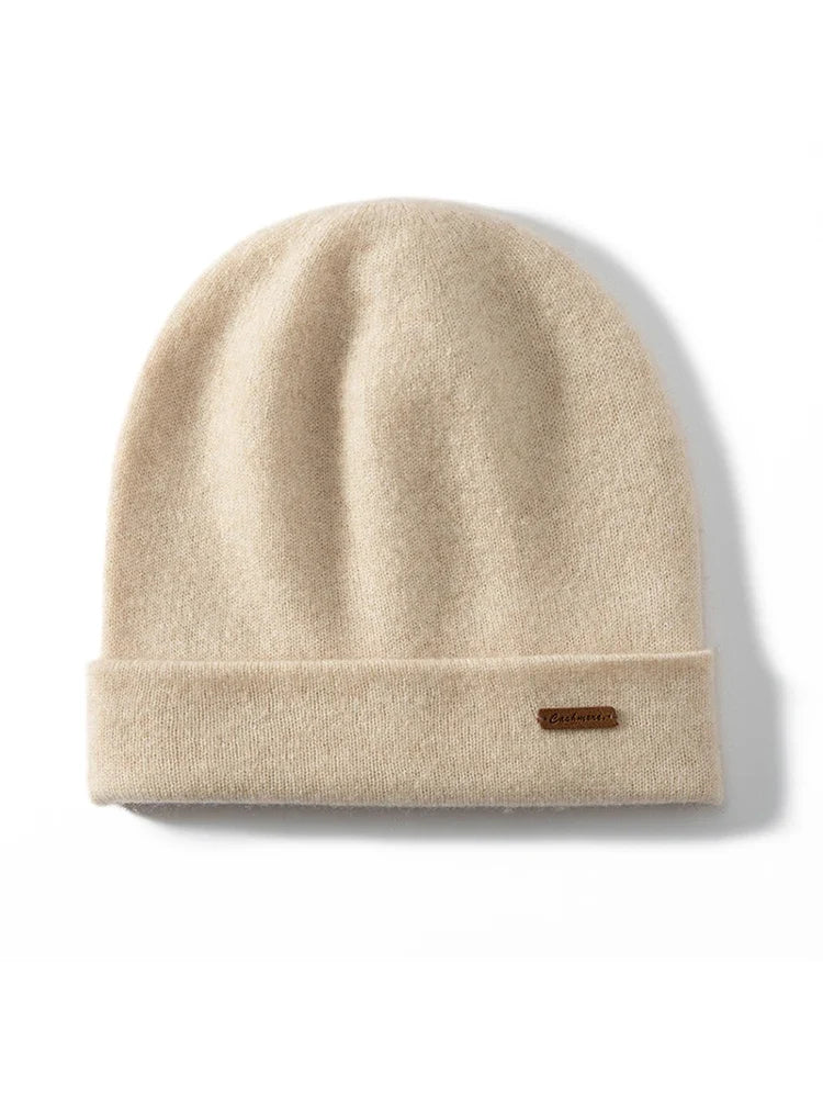 Double Layer Cashmere Beanie