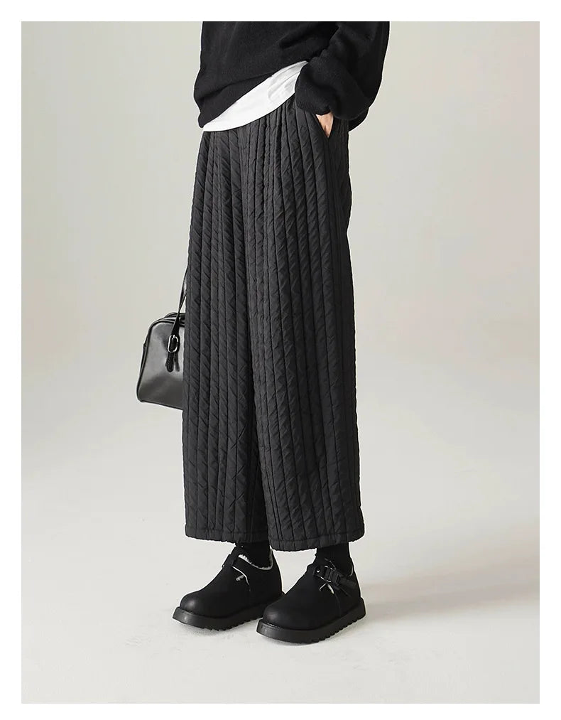 Helene | Quilted Insulated Wide Leg Pants