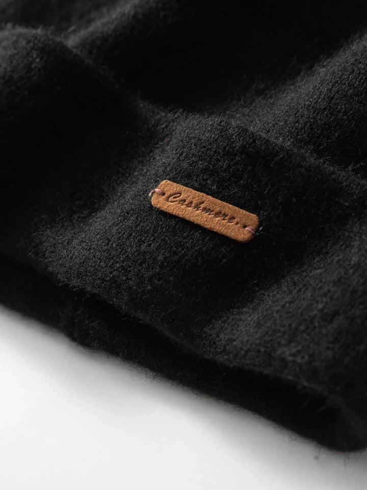 Double Layer Cashmere Beanie