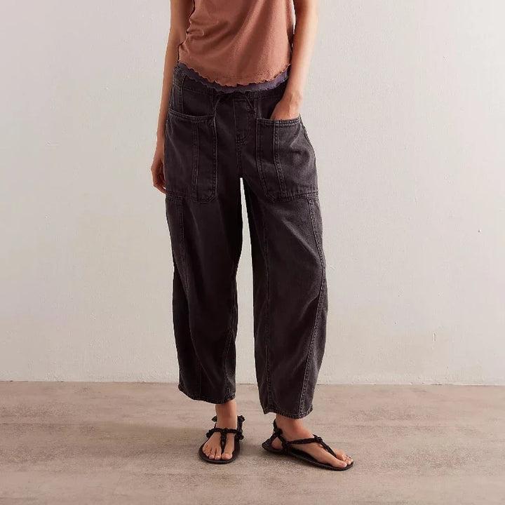 Maryse | Pull-On 100% Cotton Denim Jeans