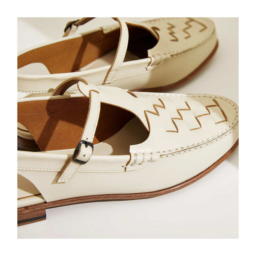 Peggy | Italian Leather Slingback Sandals