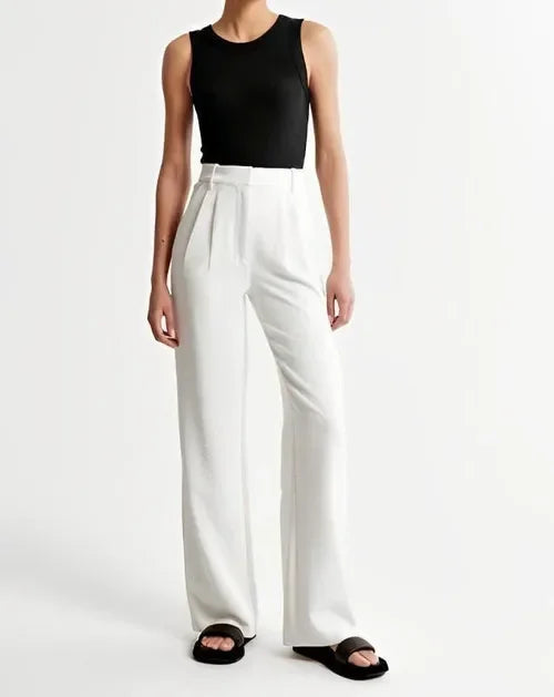 Liliane | High Waist Wide Leg Trousers