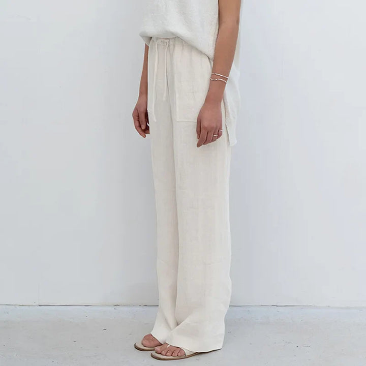 Delima | Pure Linen Drawstring Pants