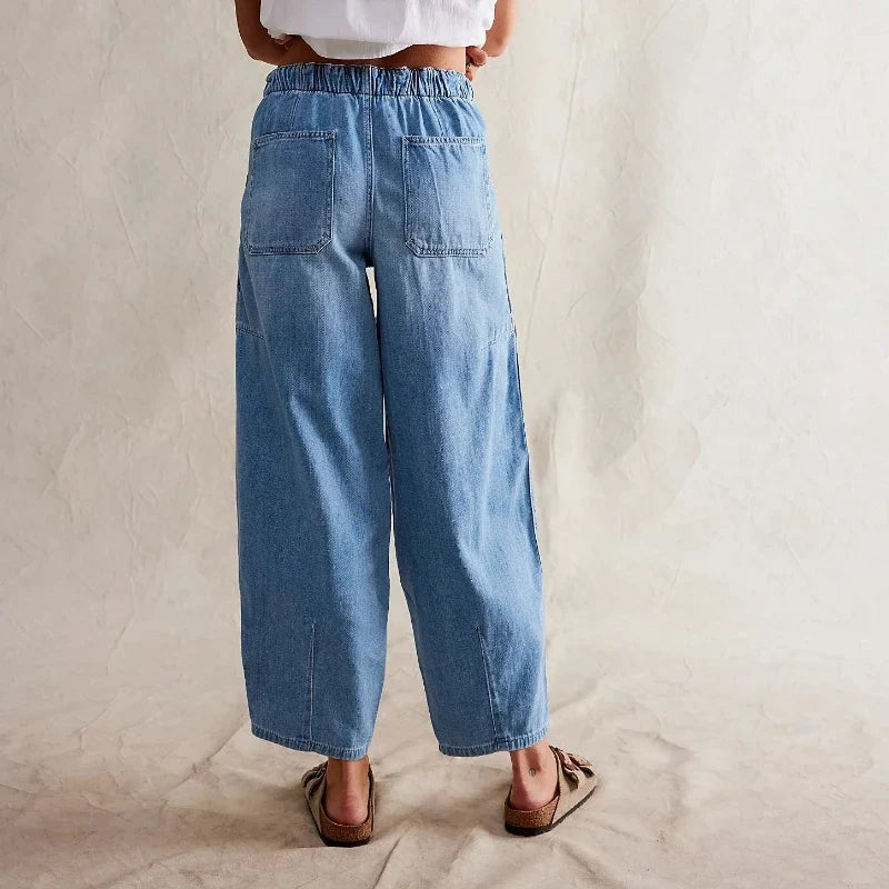 Maryse | Pull-On 100% Cotton Denim Jeans
