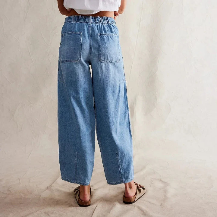 Maryse | Pull-On 100% Cotton Denim Jeans