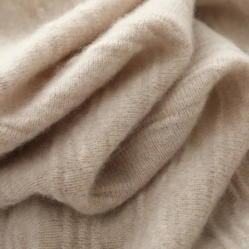 Olympia | Merino Wool Knit A-Line Skirt