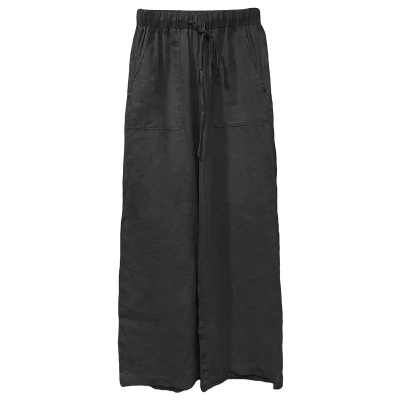 Delima | Pure Linen Drawstring Pants