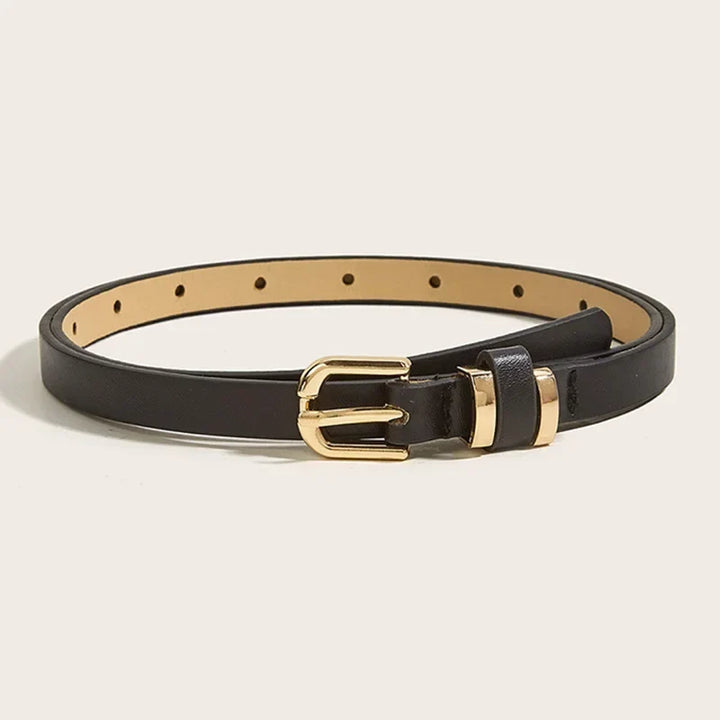 Leopard Print Leather Belt, 41 in