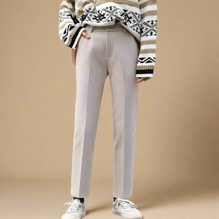 Colombine | 45% Wool Straight Leg Pants